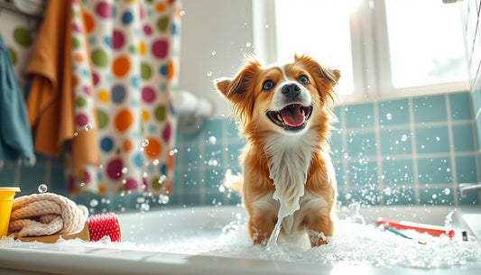 Tipps zum Duschen von Hunden - Pflegeleicht!