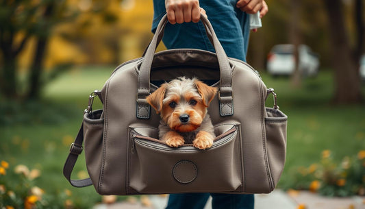 Praktische und stylische Hundetaschen