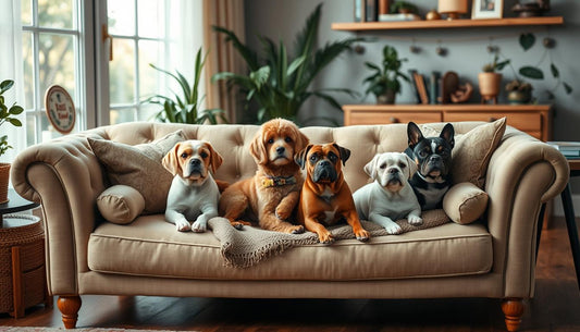 Stylische und bequeme Sofas für Hunde