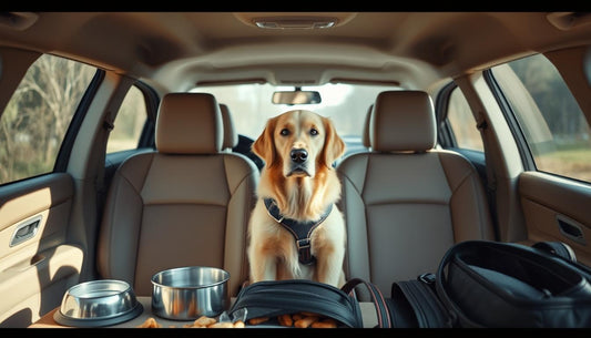 Wie Hunde sicher im Auto transportiert werden