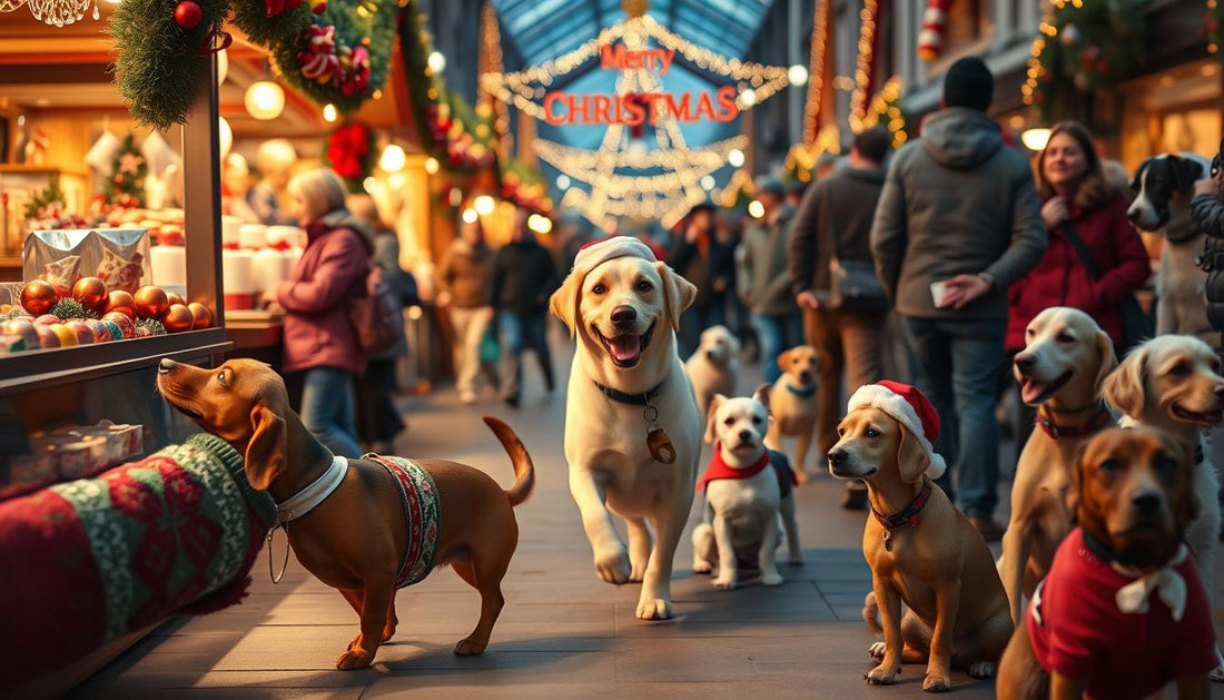Hunde auf dem Weihnachtsmarkt – Festlicher Spaß oder Stress?