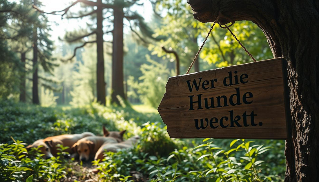 Wer die Hunde weckt – Bedeutung und Herkunft der Redewendung