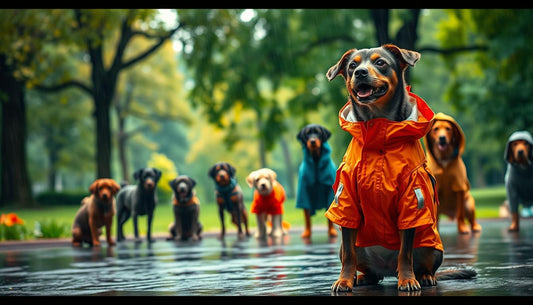 Die besten Regenmäntel für Hunde