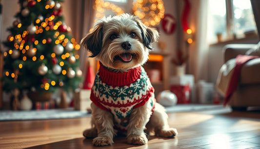 Niedliche Weihnachtspullover für Hunde