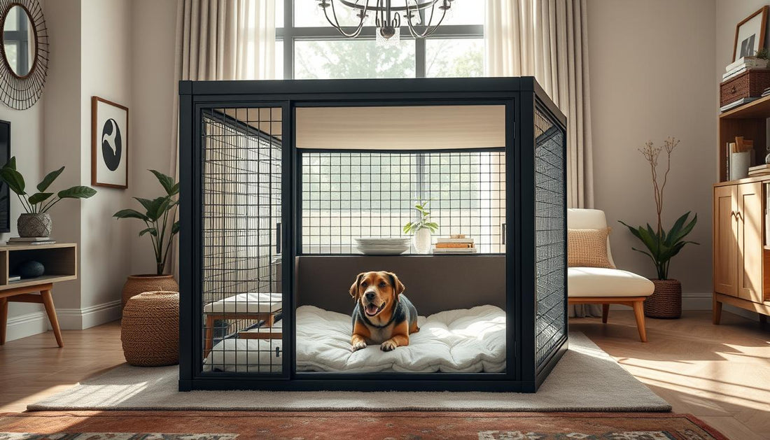 Hunde Laufstall für die Wohnung - Sicherheit & Komfort