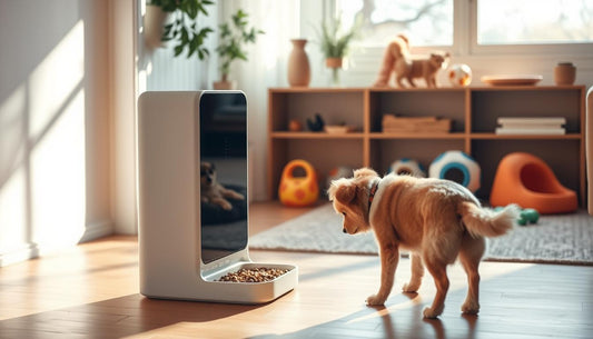 Die Haustierpflege mit intelligenten Futterautomaten und Spielzeugen revolutionieren