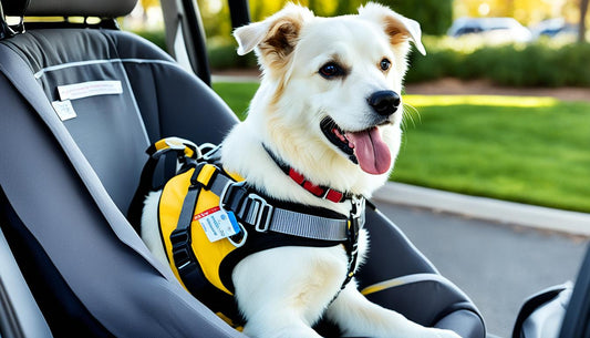 Wie muss ein Hund im Auto angeschnallt sein?