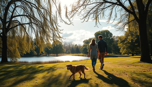5 romantische Spaziergänge, die du mit deinem Hund am Valentinstag machen kannst